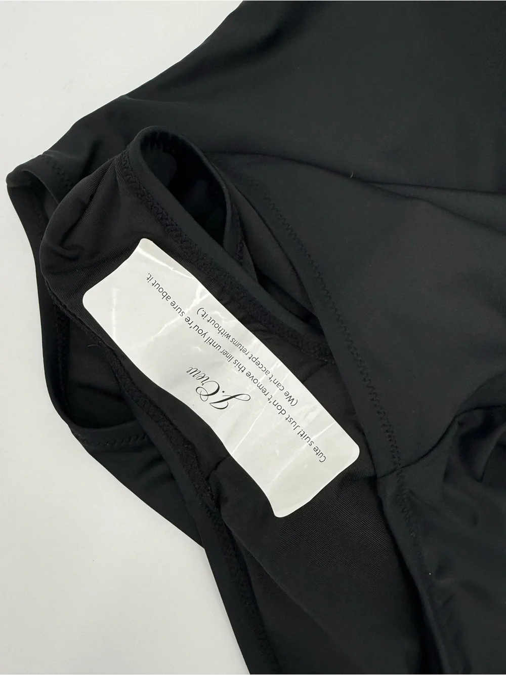 J. Crew Black Bow One Shoulder One Piece Swimsuit Size 14